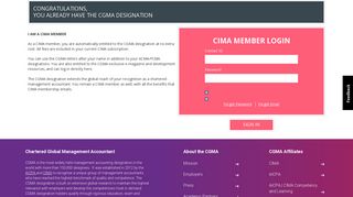 CIMA login - Chartered Global Management Accountant