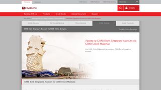 CIMB Bank Singapore Account via CIMB Clicks Malaysia