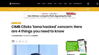 CIMB Clicks 'kena hacked' concern: Here are 4 things you need to ...