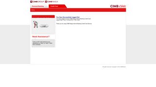Welcome to CIMB Clicks Internet Banking