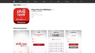 Plug n Pay by CIMB Bank on the App Store - iTunes - Apple