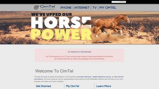 Welcome to CimTel! Providers of Internet, Phone and Video services.