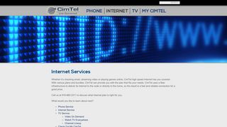 Internet Service - Internet | Welcome to CimTel! Providers of Internet ...