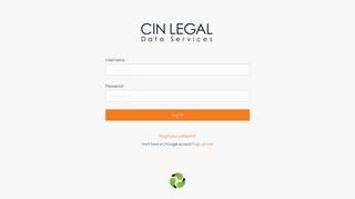 CIN Legal Data Services - Your Law Firm Name - Login