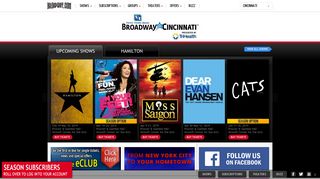 Broadway in Cincinnati: Broadway Tickets | Broadway Shows ...