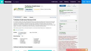 TruPartner Credit Union Reviews - WalletHub