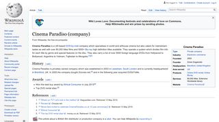 Cinema Paradiso (company) - Wikipedia