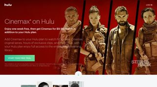Watch Cinemax Online and Stream On-demand | Hulu