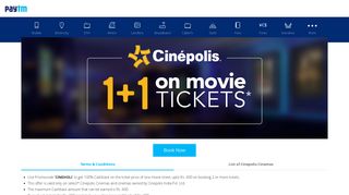 Movie Ticket Offers – Upto 500 Rs Cashback on Cinepolis Movie ...