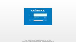 Zimbra webmail login - Hardy Telecommunications
