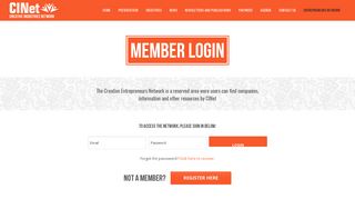 Member Login | CINet