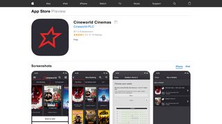 Cineworld Cinemas on the App Store - iTunes - Apple