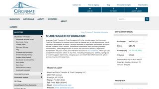 Shareholder Information | Cincinnati Financial Corporation