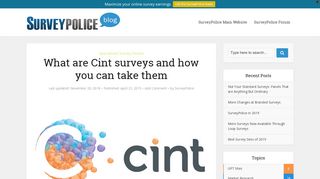 What are Cint surveys and how you can take them – SurveyPolice ...