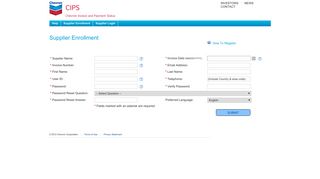 CIPS - Chevron Invoice and Payment System