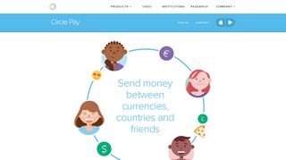 Circle Pay | Send money between currencies, countries and friends