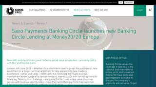 Banking Circle launches new lending proposition
