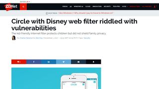 Circle with Disney web filter riddled with vulnerabilities | ZDNet