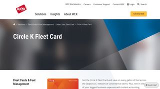 Circle K Fleet Card | Fleet Cards & Fuel Management | Solutions ...