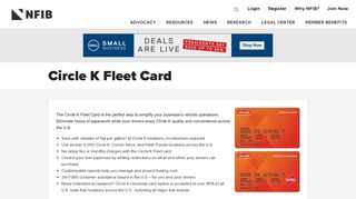Circle K Fleet Card | NFIB