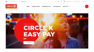 Easy Pay Welcome Page | Circle K