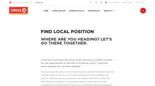 Find local position | Circle K