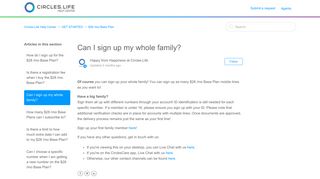 Can I sign up my whole family? – Circles.Life Help Center