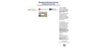 Research Services Group - Shopper Sign Up
