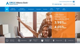 Circle Alliance Bank, Banking, Loans and Credit Card Solutions