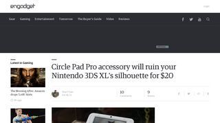 Circle Pad Pro accessory will ruin your Nintendo 3DS XL's silhouette ...
