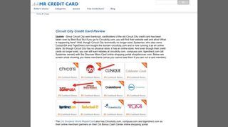 Circuit City Credit Card Review - Ask Mr Credit Card