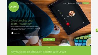 Collaboration and communication software by Unify - Circuit