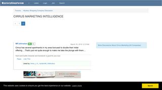 cirrus marketing intelligence - Mystery Shopping Forum