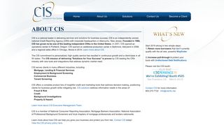 About CIS - CIS Information Services