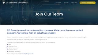 Join Our Team : CIS Group