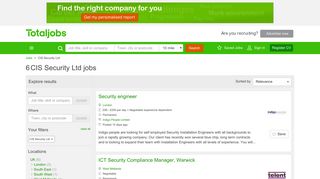 CIS Security Ltd Jobs, Vacancies & Careers - totaljobs