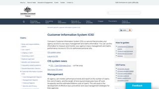 Customer Information System (CIS) - Comcare