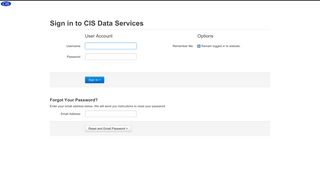 Sign in to CIS Data Services - CIS Data Services :: Login