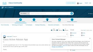Cisco Active Advisor App - Cisco Community
