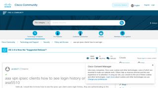 Solved: aaa vpn ipsec clients how to see login ... - Cisco Community