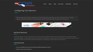 Configuring the Login, EXEC & MOTD Banner(s) | Free CCNA Workbook