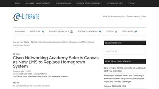 Cisco Networking Academy Selects Canvas as New LMS to Replace ...