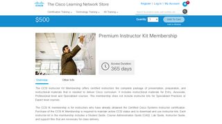 Premium Instructor Kit Membership - The Cisco Learning Network