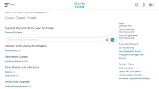 Cloud and Systems Management - Cisco Cloud Portal - Cisco