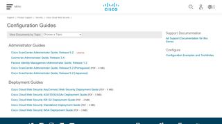 Cisco Cloud Web Security - Configuration Guides - Cisco