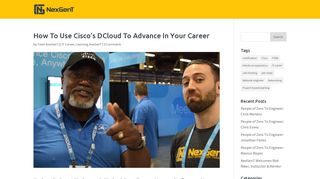How To Use Cisco's DCloud To Advance In Your Career - NexGenT ...