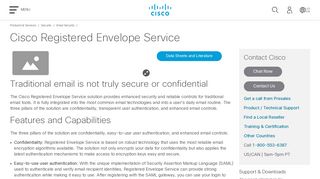 Cisco Registered Envelope Service - Cisco