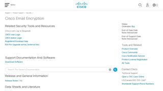 Security - Cisco Email Encryption - Cisco