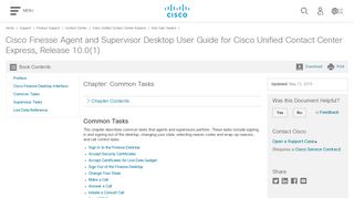 Cisco Finesse Agent and Supervisor Desktop User Guide for Cisco ...