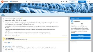 cisco.com login - CCO ID vs. email : networking - Reddit